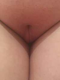 Close up of wife's waxed pussy do you like.......,,,