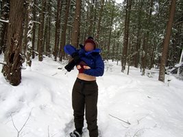 Don't you love it when the girls come out snowshoeing?... ;-)