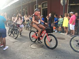 NEW ORLEANS Naked Bike Ride 2017