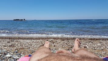 On the Cyprus beach