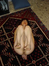 Paola posing on a carpet