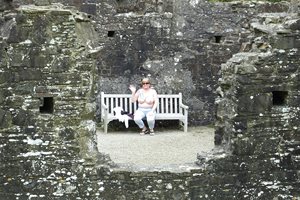 Out & About: A day out at Okehampton Castle which my husband took a few pho...