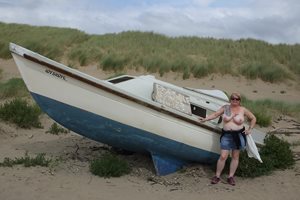 Out & About: At Braunton Burrows for a walk and some flashing for the camer...