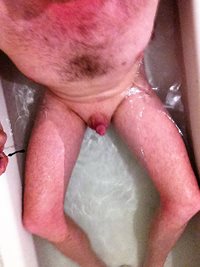small cock in bath 2