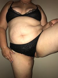 Wife in sexy underwear