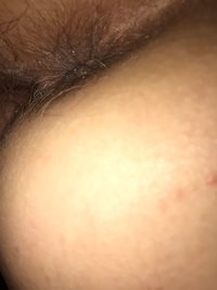 Wife's hairy ass