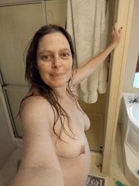 Having fun in the shower