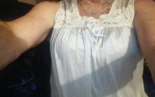 MILs sexy nighty with lace and some big titties