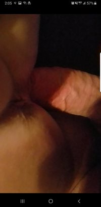 Being fucked in living room while hubby was passed out in bed.