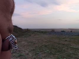 Beach walk just missed the sunset