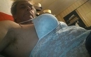 My light blue lace babydoll n big titties