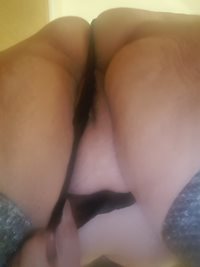 Sexy black thong