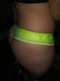 Melissa's round ass in her new thongs