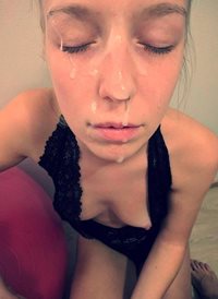I dared to give my bf the link to here! He loved it! Sent me my cum face pi...
