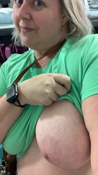 Little bit of store boob while shopping is always fun.