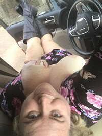 Relaxing in the car