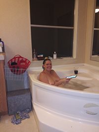 Wife's bath TIME
