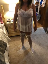 If natural tits sheer lingerie BBW