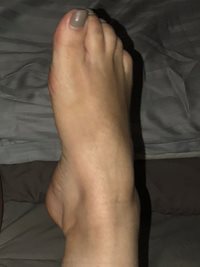 Was asked for a foot pic x