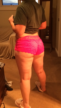 Anyone else like the look of my wife’s arse in her new shorts