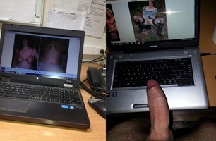 Cock enjoying pictures of  sluts.