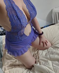 Wife trying on some lingerie to send to her BF  Do you think he will like?