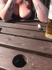 Nipple out down the pub
