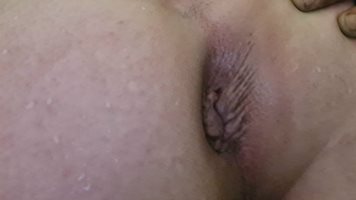 Freshly shaved asshole to lick