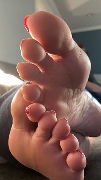 Get close to my wife’s soles