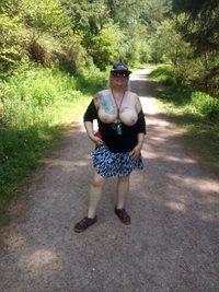 Out & About: Enjoying a rare bit of sun at Eggesford Forrest and flashing m...
