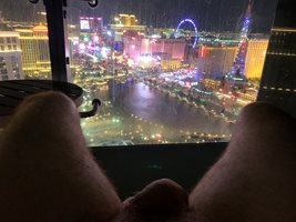 I’m sitting here, naked, stoned, and alone with this view. What should I do...