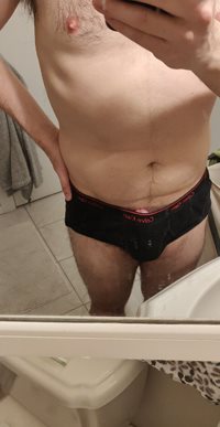 someone wanted to see my penis in my underwear. How's this one?