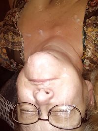Another sweet hot load of sweet cum on my face