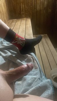 Socks in the Sauna