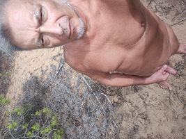 Small dick in the hot sand