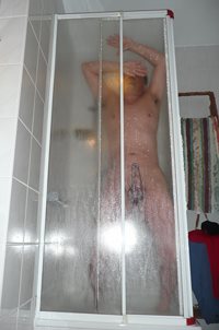 Under the shower...