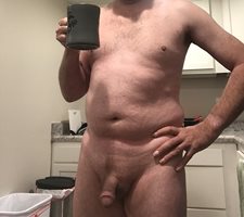 Nude coffee time.