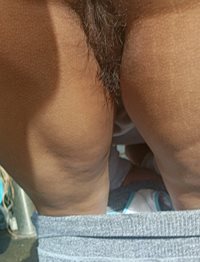 xxxxxxxxx's little black girl has been growing her pussy hair out for her x...