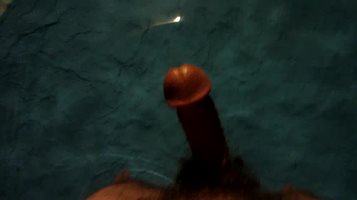 Long Pee With Hard on In Pool.  Please comment