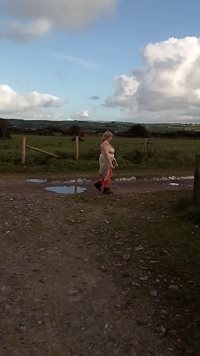 Out & About: A Sunday afternoon walk on the Burrows topless...... How else ...