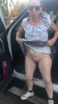 Flashing at a rest stop. Showing what I have. Hope you enjoy looking as muc...
