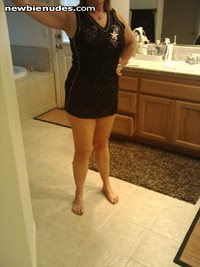 new dress, maybe a little short?