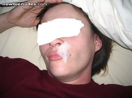 thick facial, spoon fed her afterwards