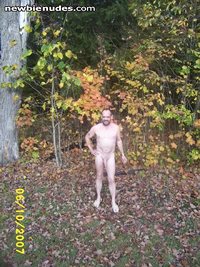 Love being nude outside!