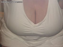 Help me!  Can you see down my top if I bend over??