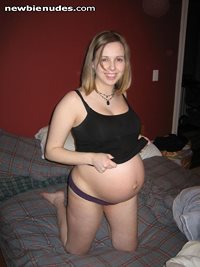 my pregnant wife....