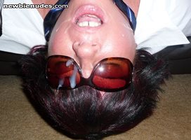 for telboy73 who asked so nicely for cum on sunglasses pic, hope you enjoy ...
