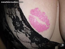 My new tattoo....my Pink Lips....naughty but nice!!