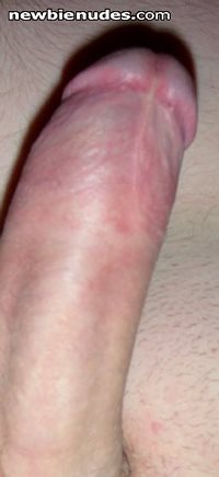 My husband's thick hard cock before he fucks me silly
