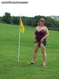 Out & About at a local golf course. Golf is so boring and had to do my bit ...